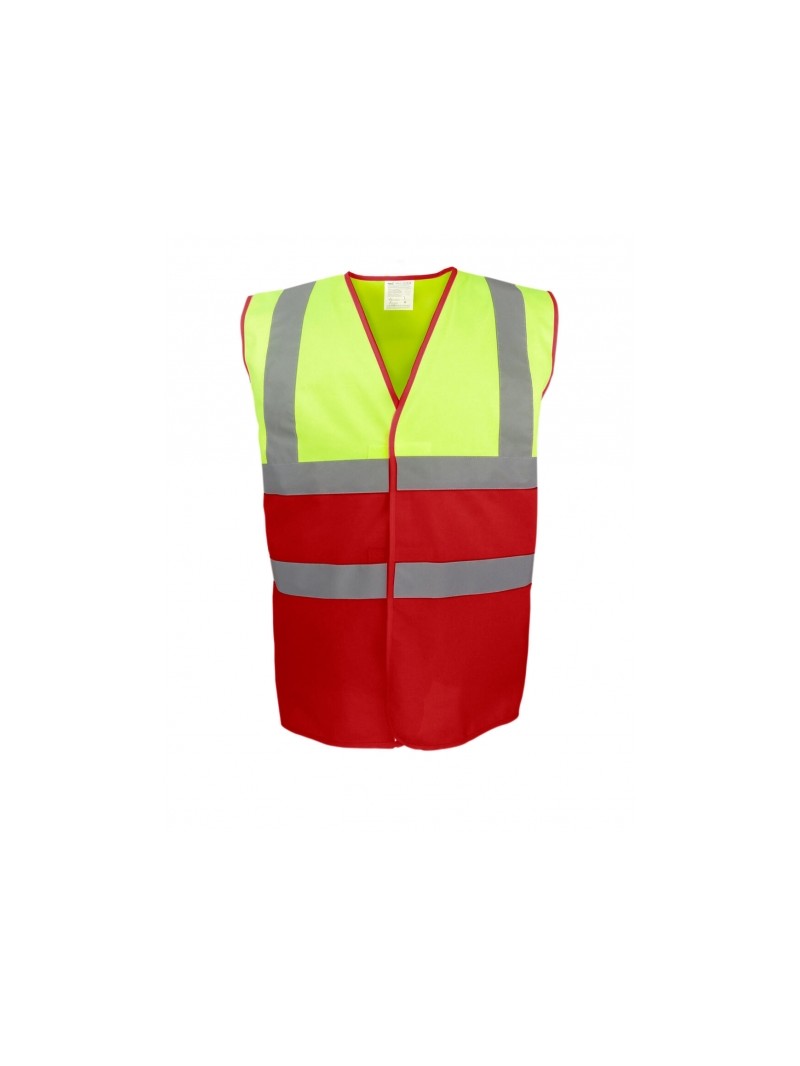 Gilet fluo chantier 2 couleurs