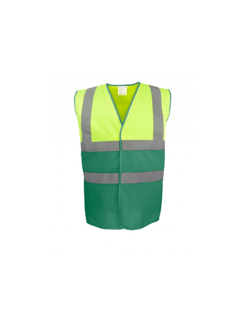 Gilet fluo chantier 2 couleurs