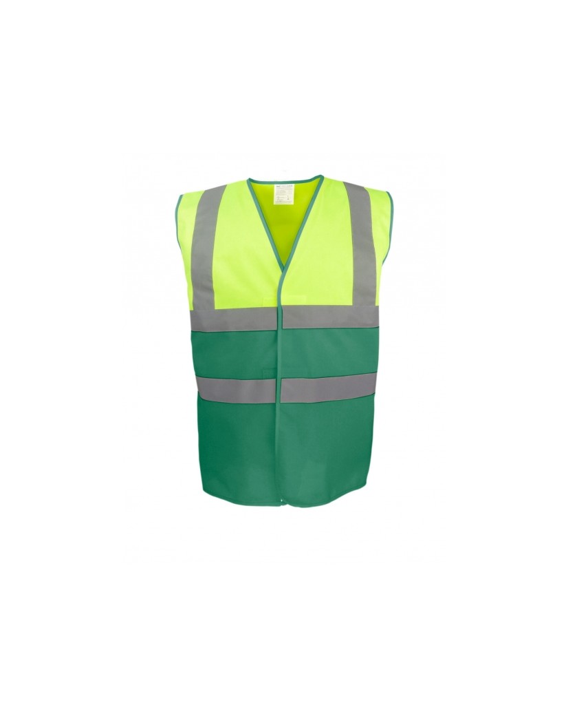 Gilet fluo chantier 2 couleurs