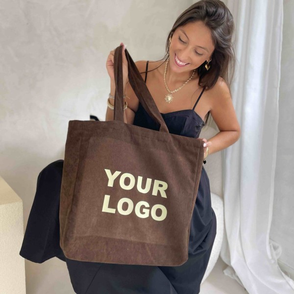 SAC OXFORD - VELOURS BRUN (41,5x10x39cm)