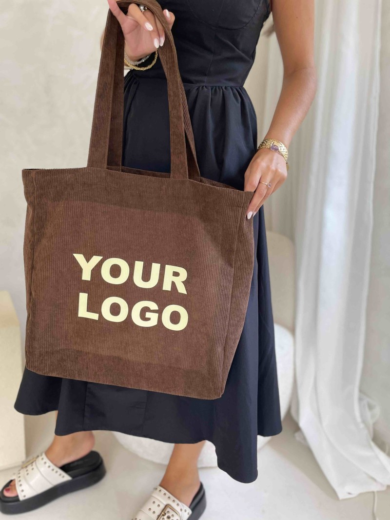 SAC OXFORD - VELOURS BRUN (41,5x10x39cm)