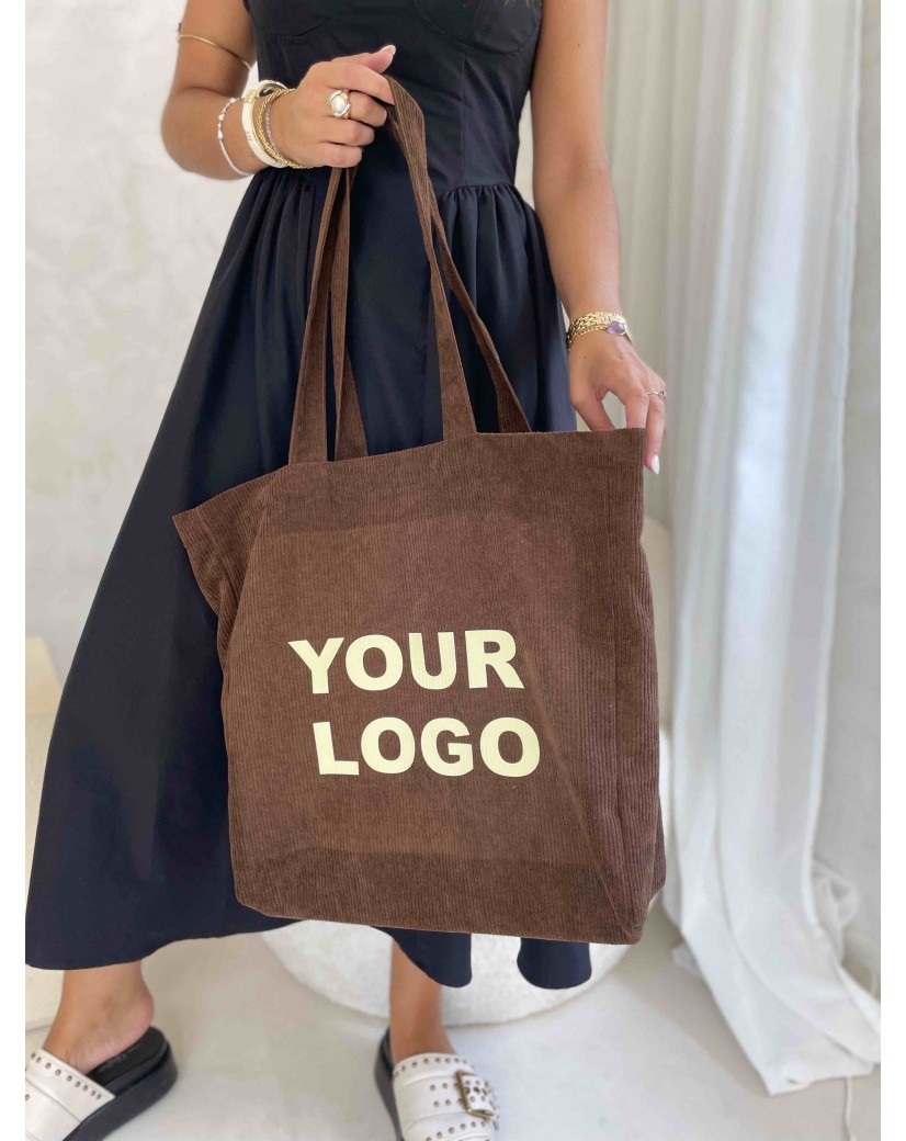 SAC OXFORD - VELOURS BRUN (41,5x10x39cm)