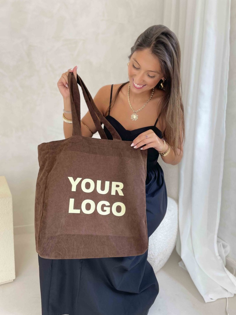 SAC OXFORD - VELOURS BRUN (41,5x10x39cm)