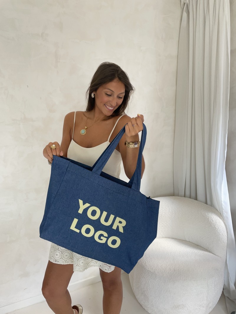 SAC NANCY - JEANS DARK 💙 (43x15x36 cm)