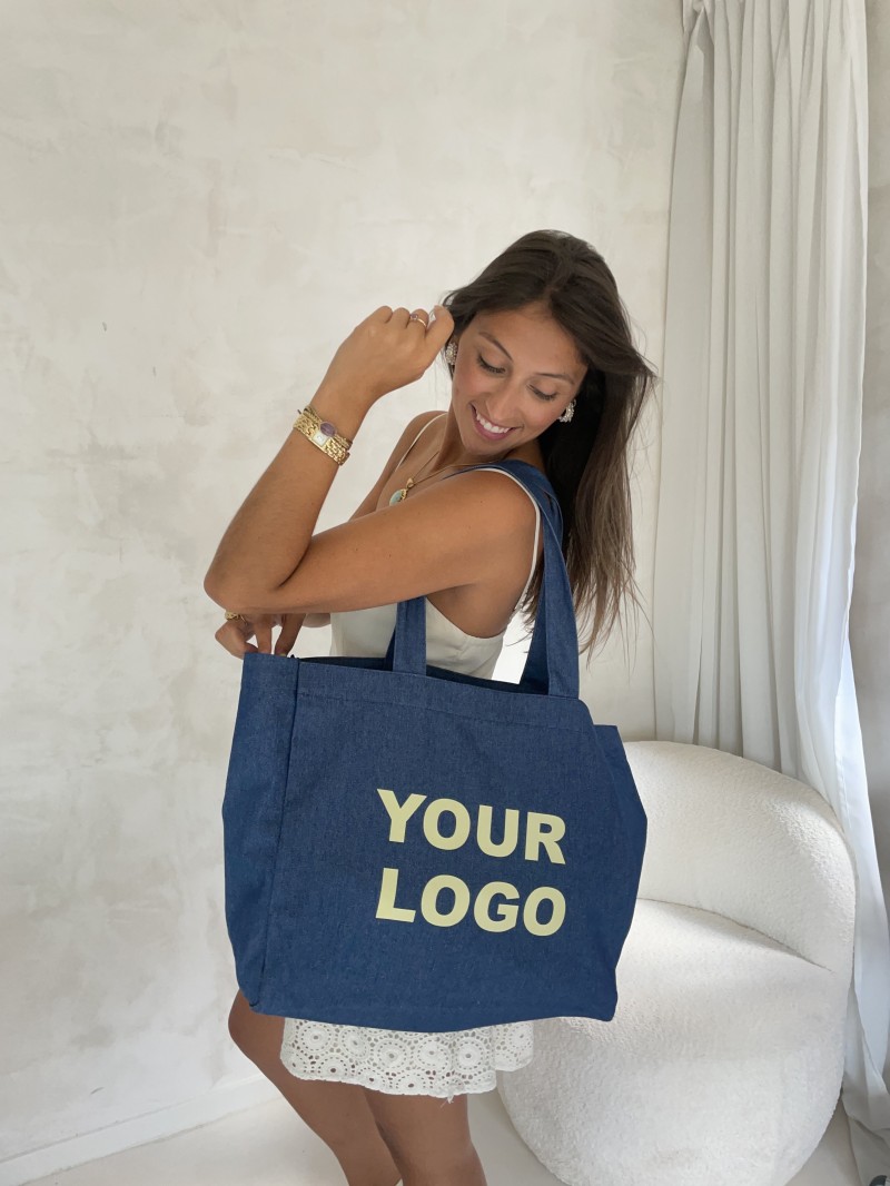 SAC NANCY - JEANS DARK 💙 (43x15x36 cm)