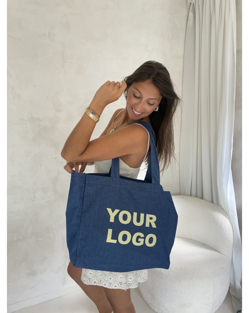 SAC NANCY - JEANS DARK 💙 (43x15x36 cm)