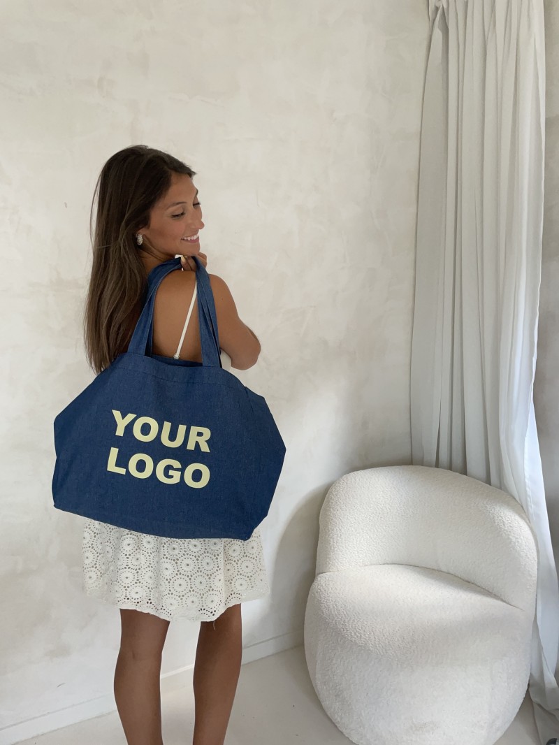 SAC NANCY - JEANS DARK 💙 (43x15x36 cm)