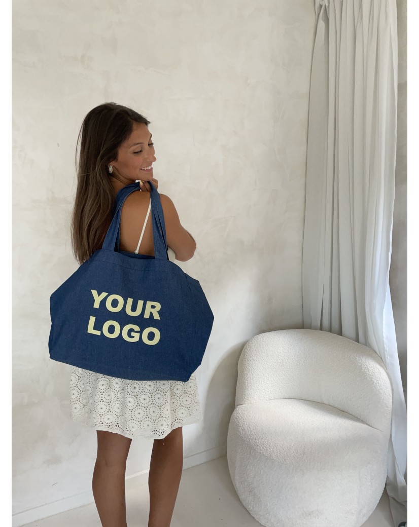 SAC NANCY - JEANS DARK 💙 (43x15x36 cm)