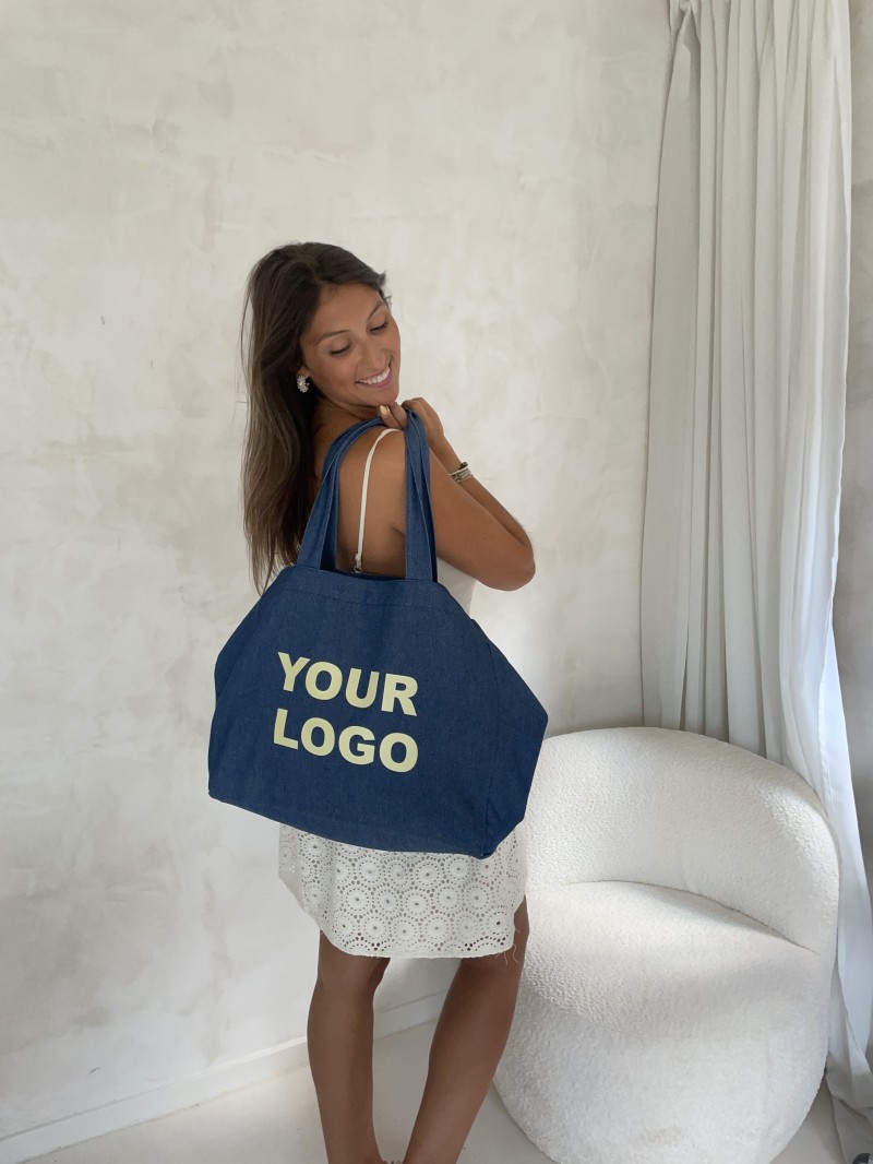 SAC NANCY - JEANS DARK 💙 (43x15x36 cm)