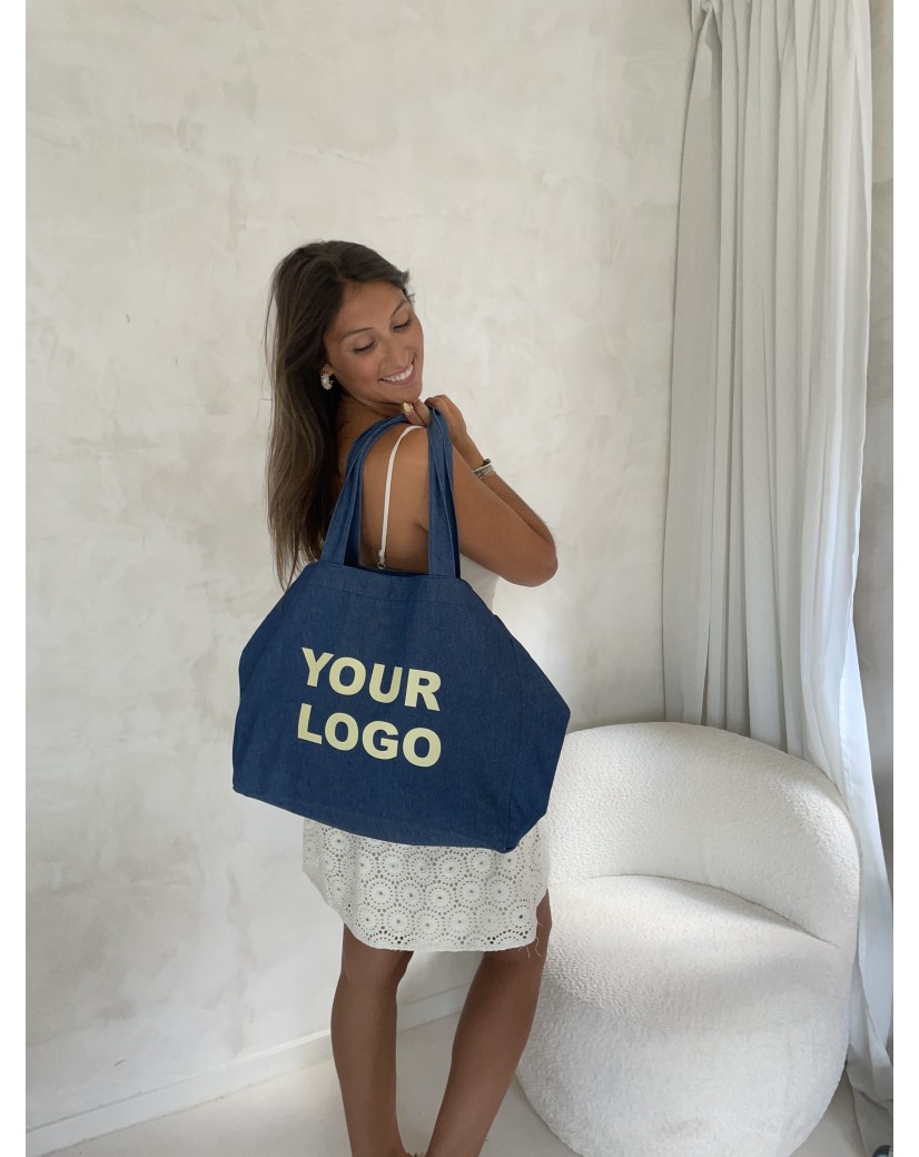 SAC NANCY - JEANS DARK 💙 (43x15x36 cm)