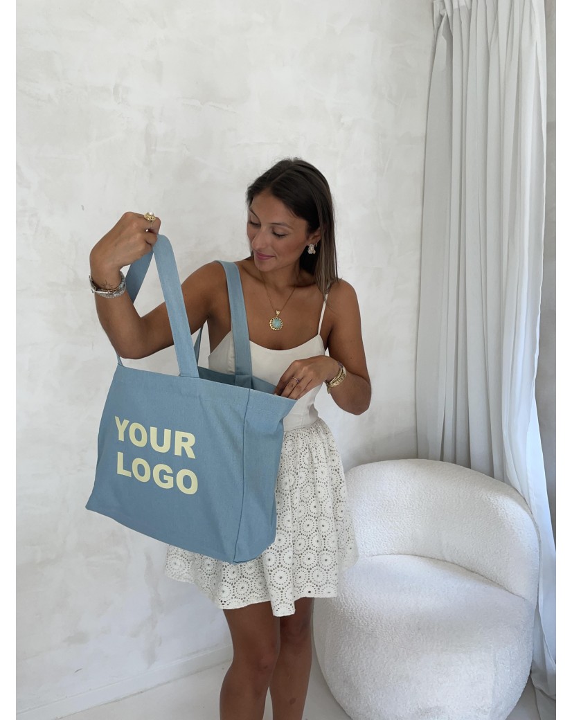 SAC NANCY - JEANS LIGHT (43x15x36 cm)