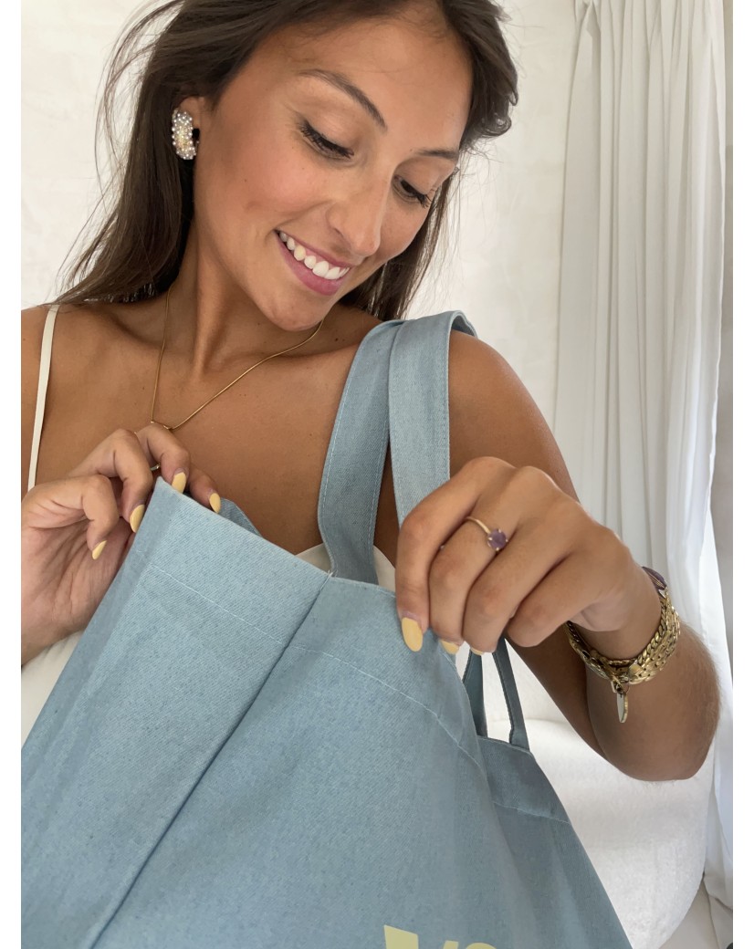 SAC NANCY - JEANS LIGHT (43x15x36 cm)