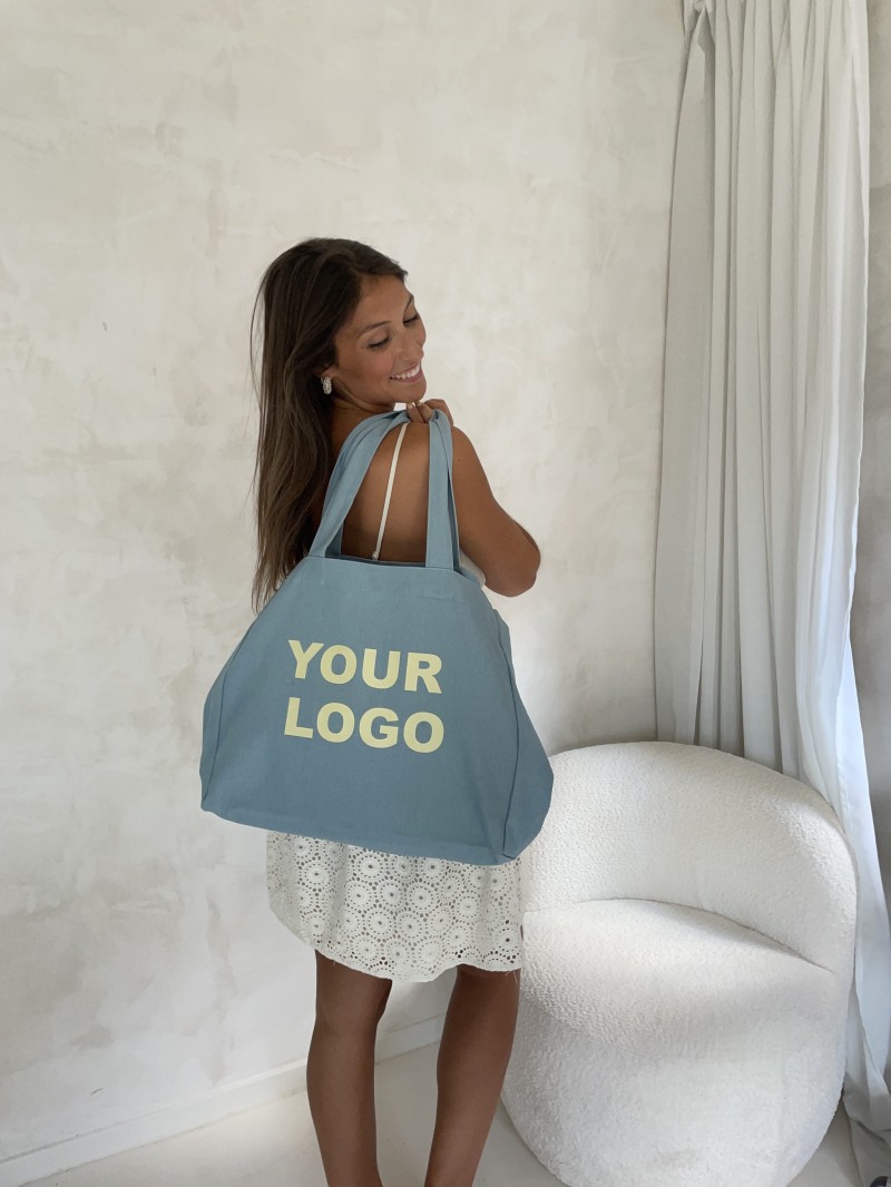 SAC NANCY - JEANS LIGHT (43x15x36 cm)