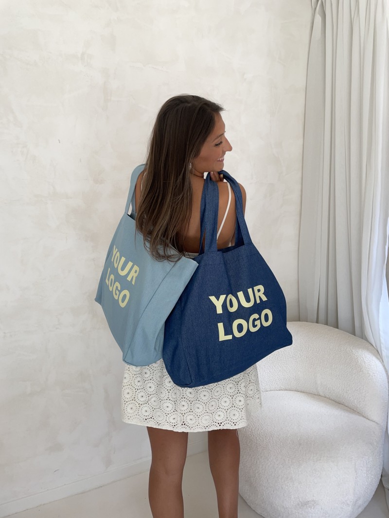 SAC NANCY - JEANS LIGHT (43x15x36 cm)