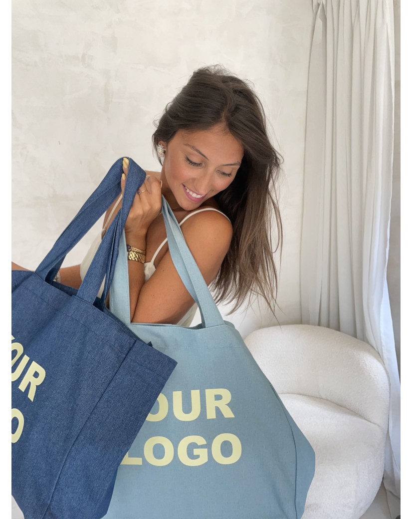 SAC NANCY - JEANS DARK 💙 (43x15x36 cm)