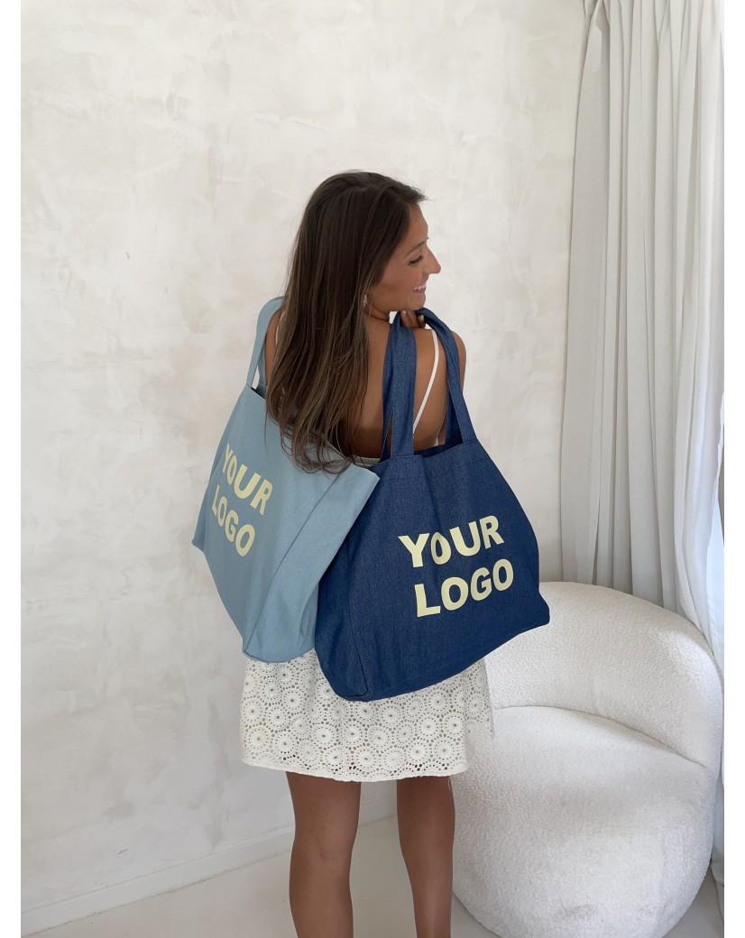 SAC NANCY - JEANS DARK 💙 (43x15x36 cm)