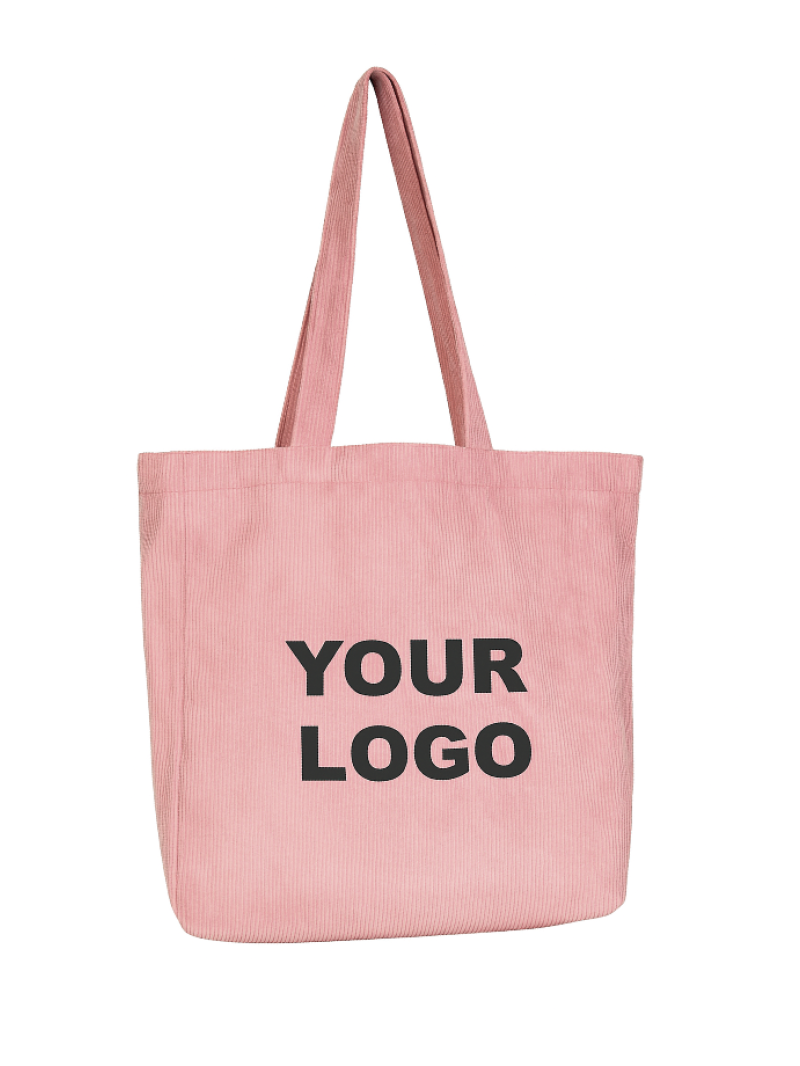 SAC OXFORD - VELOURS ROSE (41,5x10x39cm)