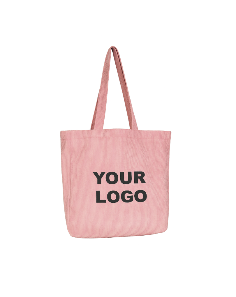 SAC OXFORD - VELOURS ROSE (41,5x10x39cm)