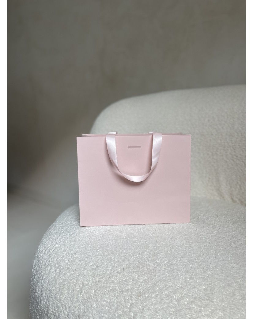 copy of Bolsas de papel de lujo - Blanco XS - Asas de cinta