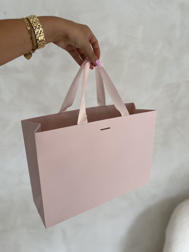 copy of Luxury paper bags - White XS - Ribbon handles