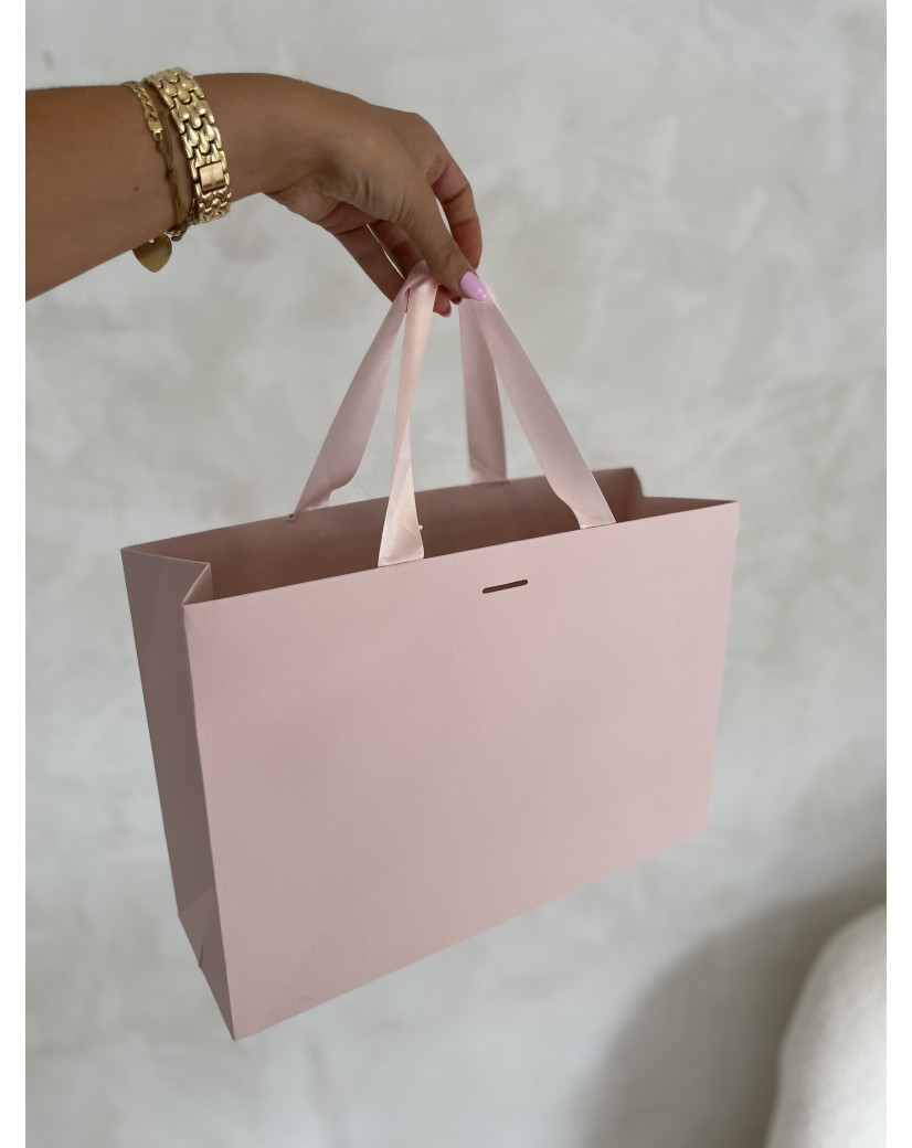 copy of Luxury paper bags - White XS - Ribbon handles