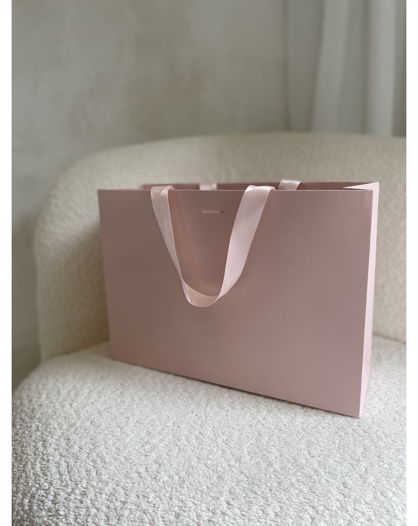 copy of Luxury paper bags - White XS - Ribbon handles