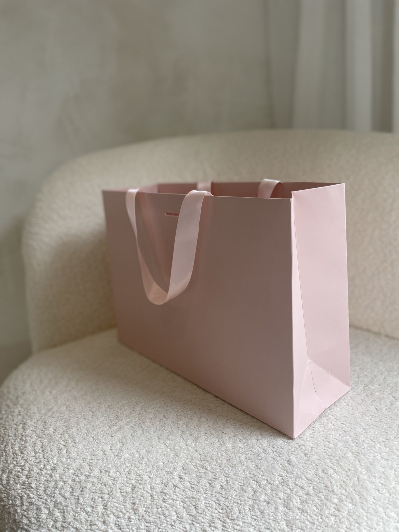 copy of Luxury paper bags - White XS - Ribbon handles