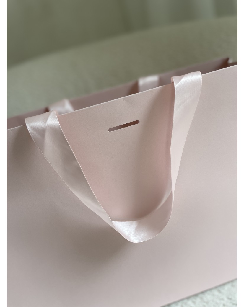copy of Luxury paper bags - White XS - Ribbon handles