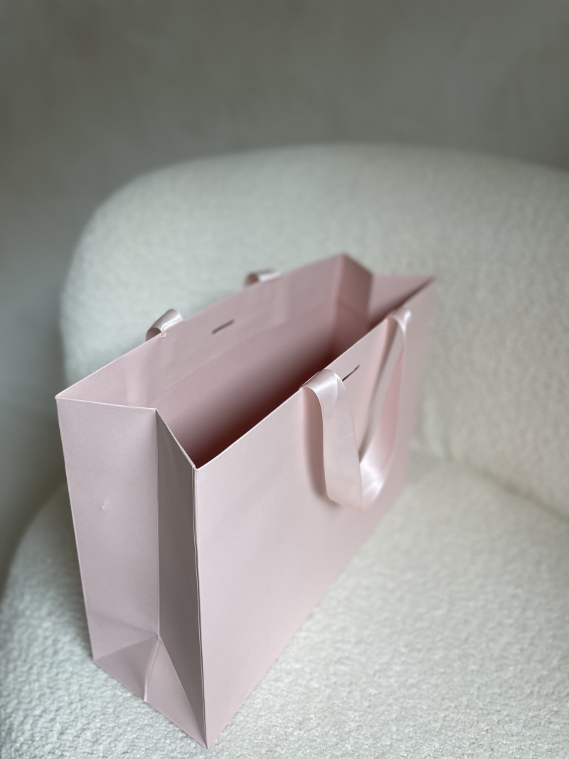copy of Luxury paper bags - White XS - Ribbon handles