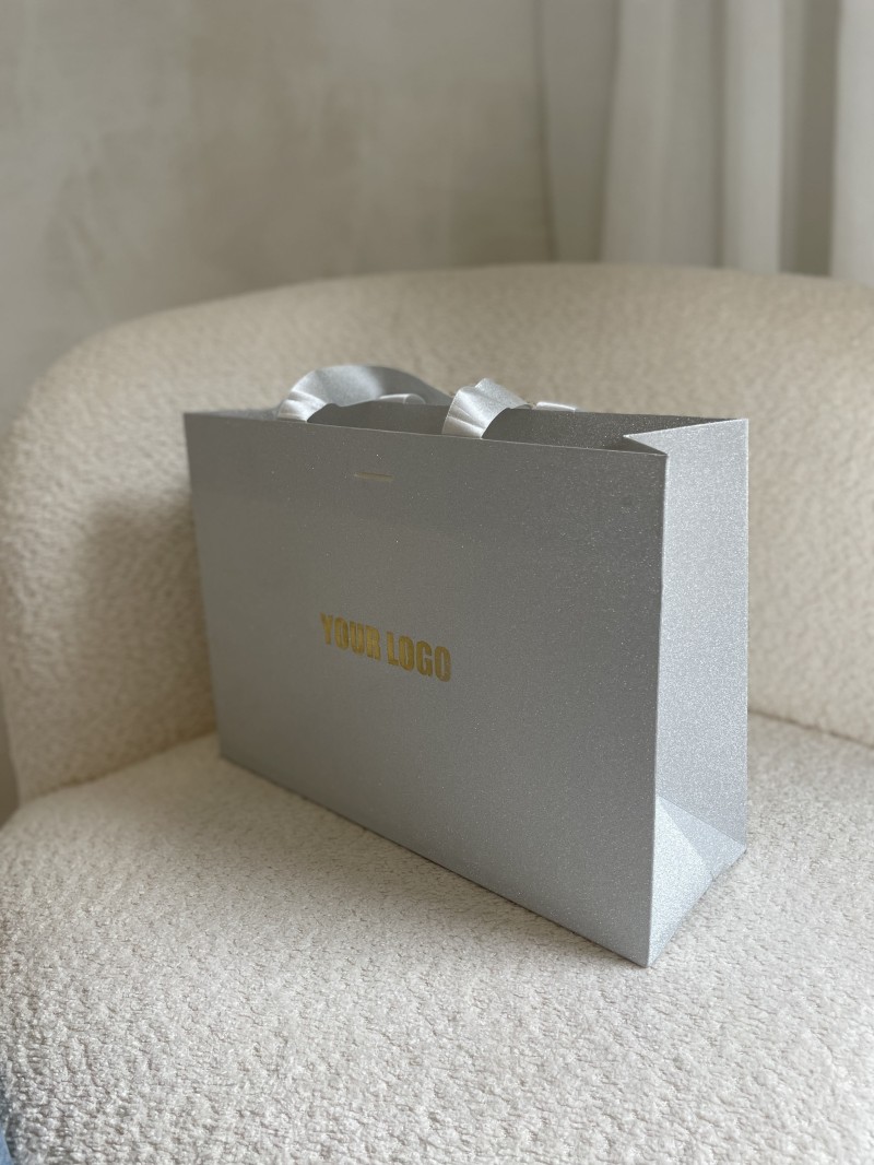 copy of Luxury paper bags - White XS - Ribbon handles