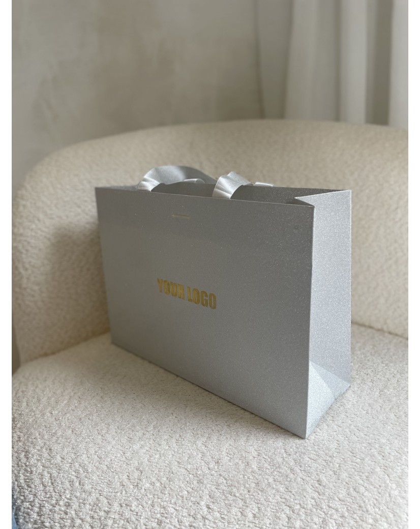 copy of Luxury paper bags - White XS - Ribbon handles