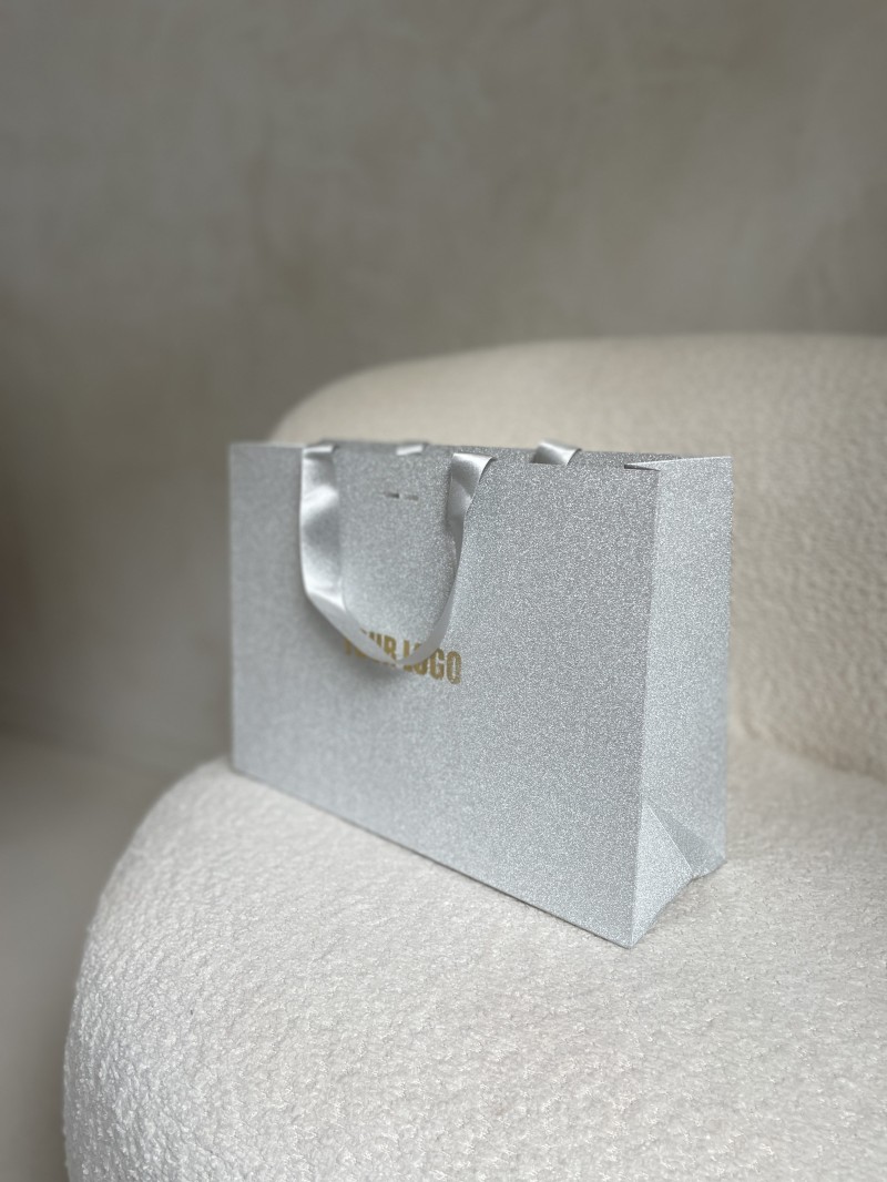 copy of Luxury paper bags - White XS - Ribbon handles