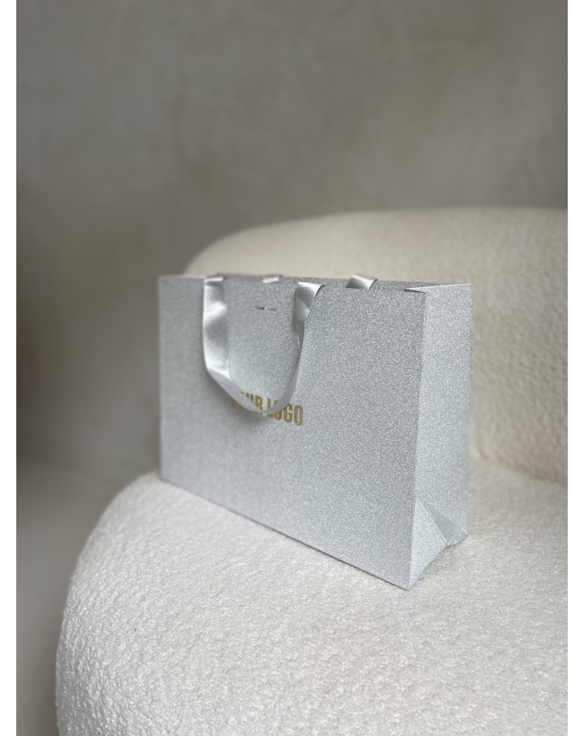 copy of Luxury paper bags - White XS - Ribbon handles