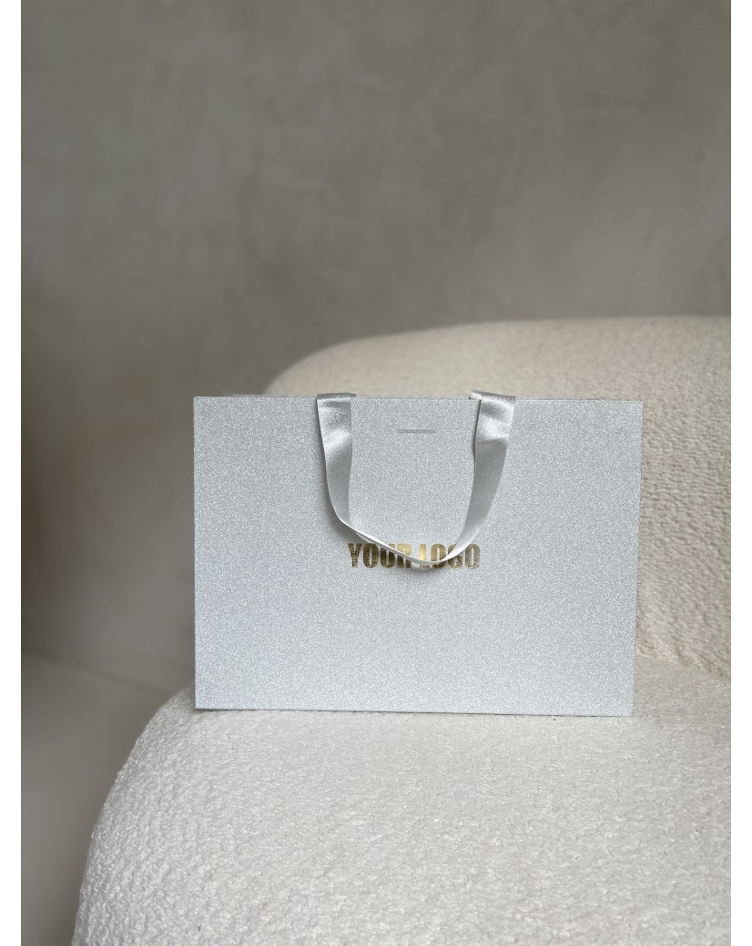 copy of Luxury paper bags - White XS - Ribbon handles
