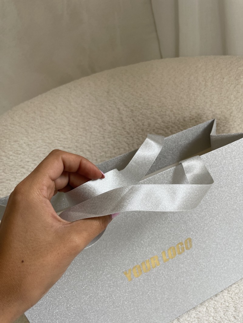 copy of Luxury paper bags - White XS - Ribbon handles