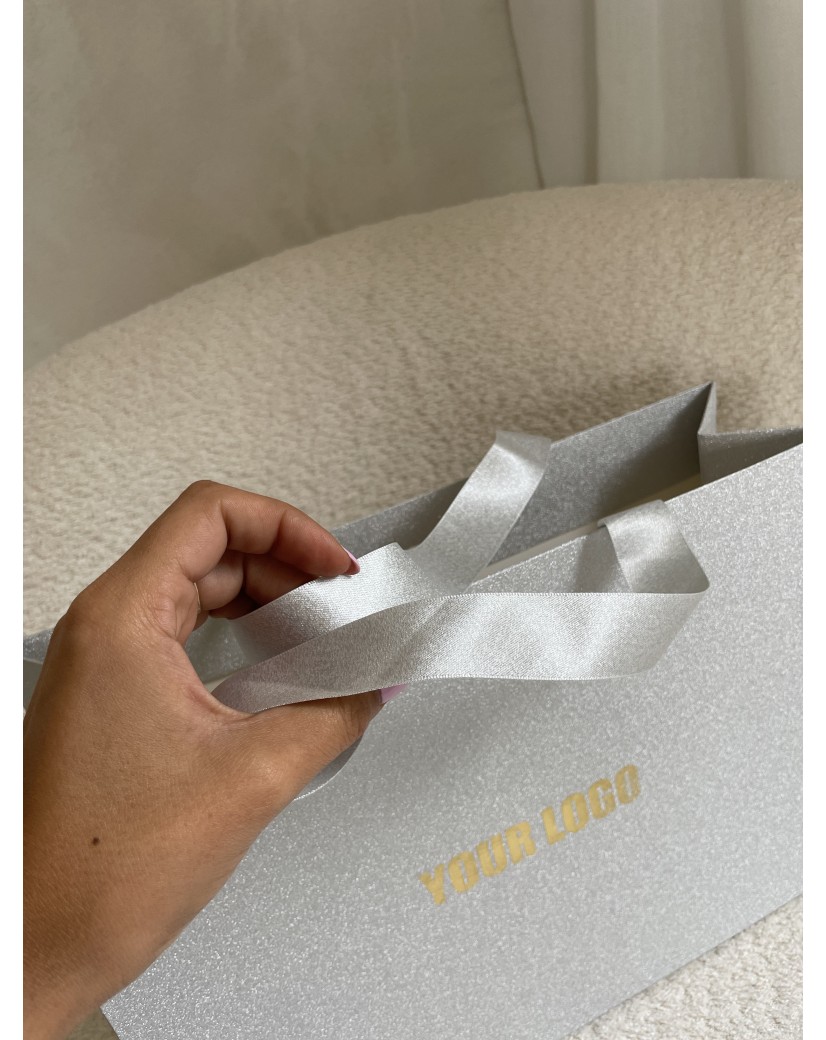 copy of Luxury paper bags - White XS - Ribbon handles