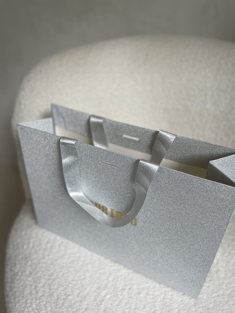 copy of Luxury paper bags - White XS - Ribbon handles
