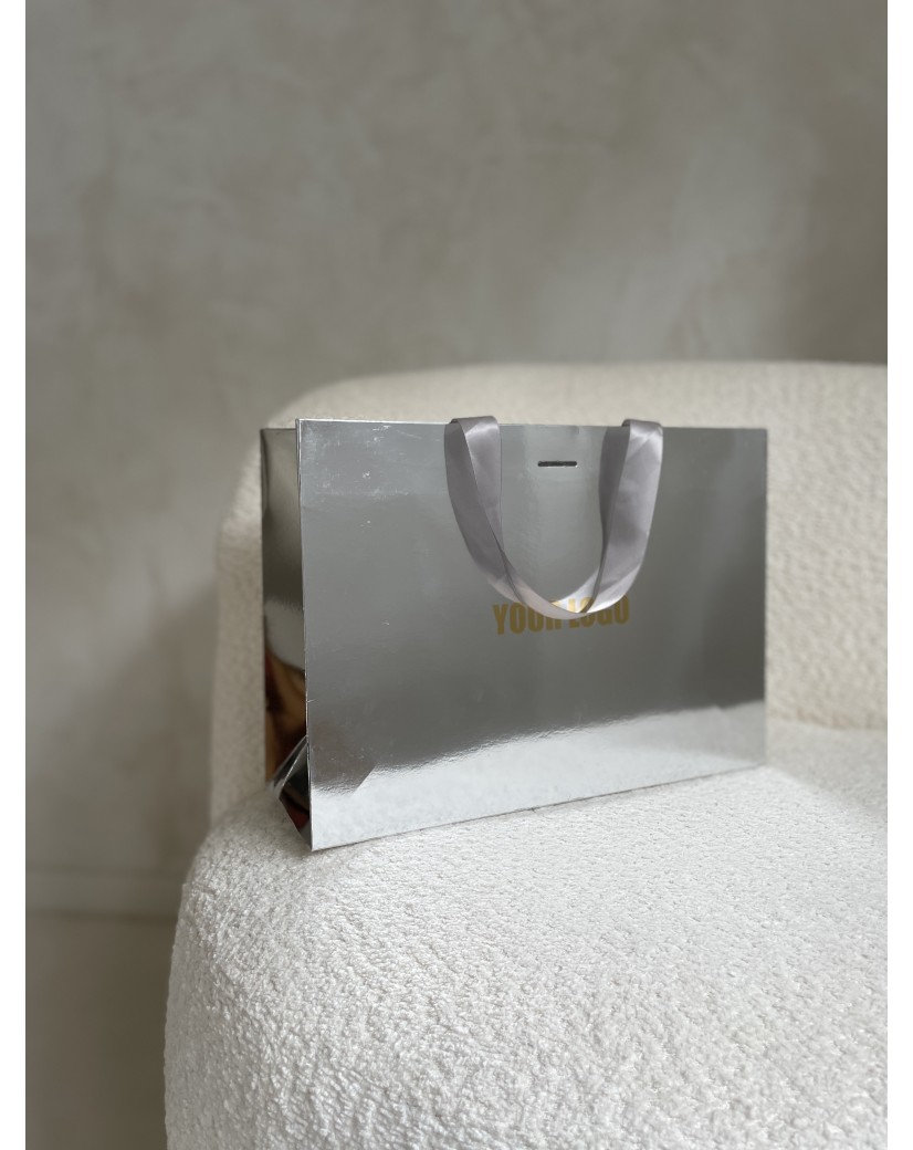 copy of Luxury paper bags - White XS - Ribbon handles