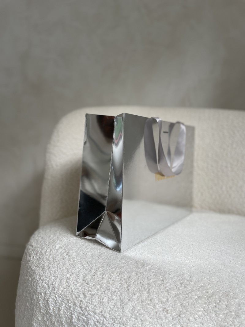 copy of Luxury paper bags - White XS - Ribbon handles