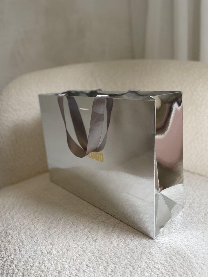 copy of Luxury paper bags - White XS - Ribbon handles