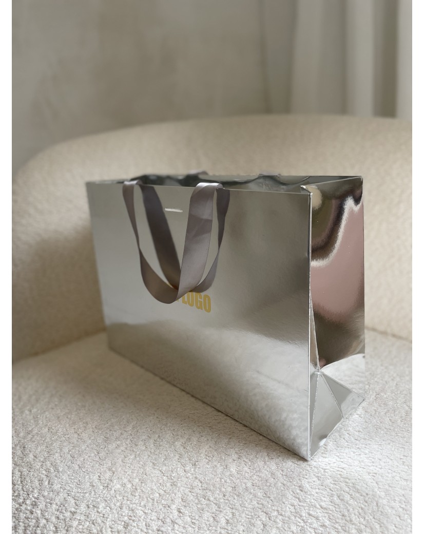 copy of Luxury paper bags - White XS - Ribbon handles