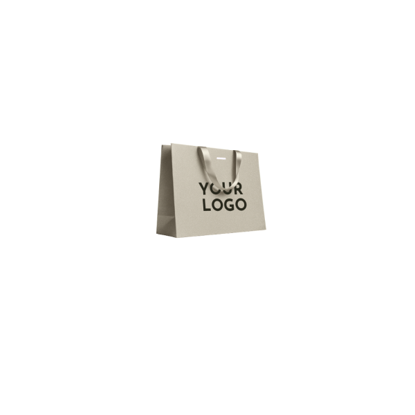 copy of Bolsas de papel de lujo - Blanco XS - Asas de cinta