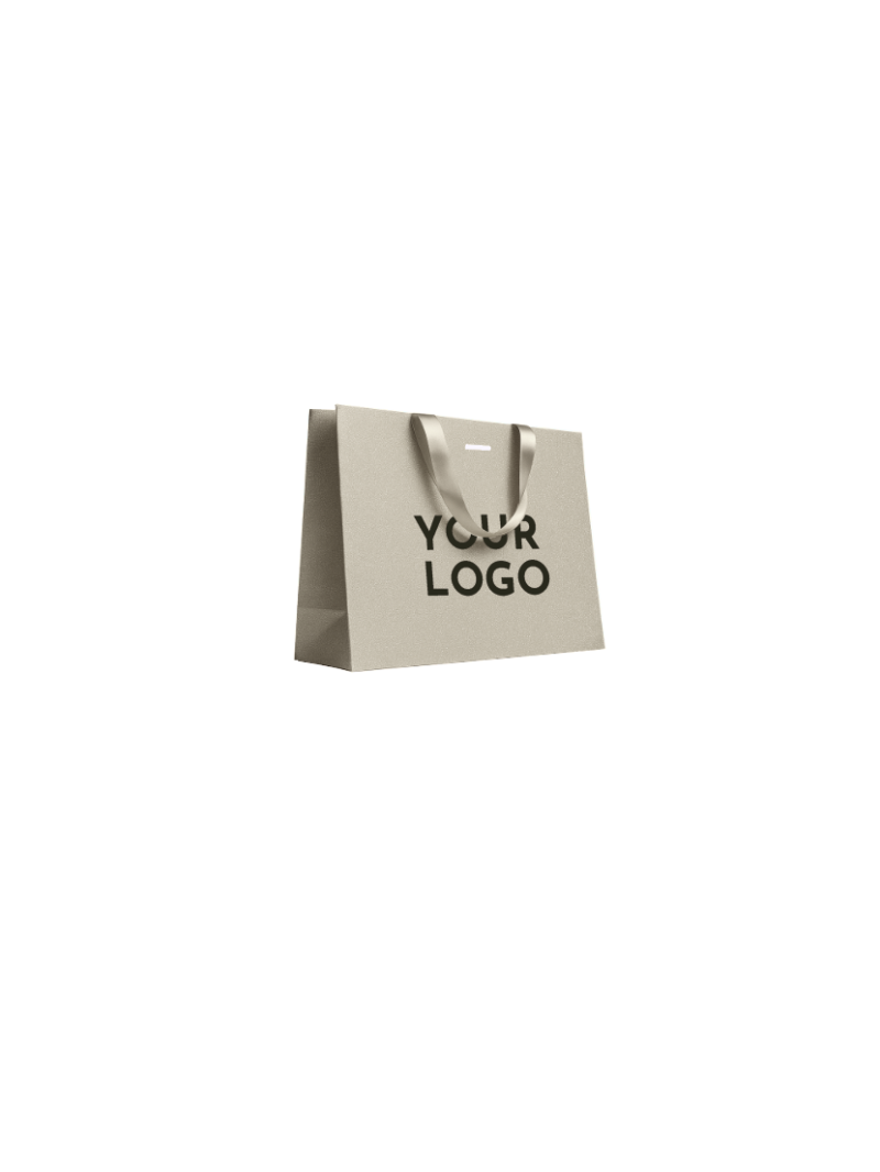 Sac papier Luxe Gold pailleté - S (25x10x20cm)