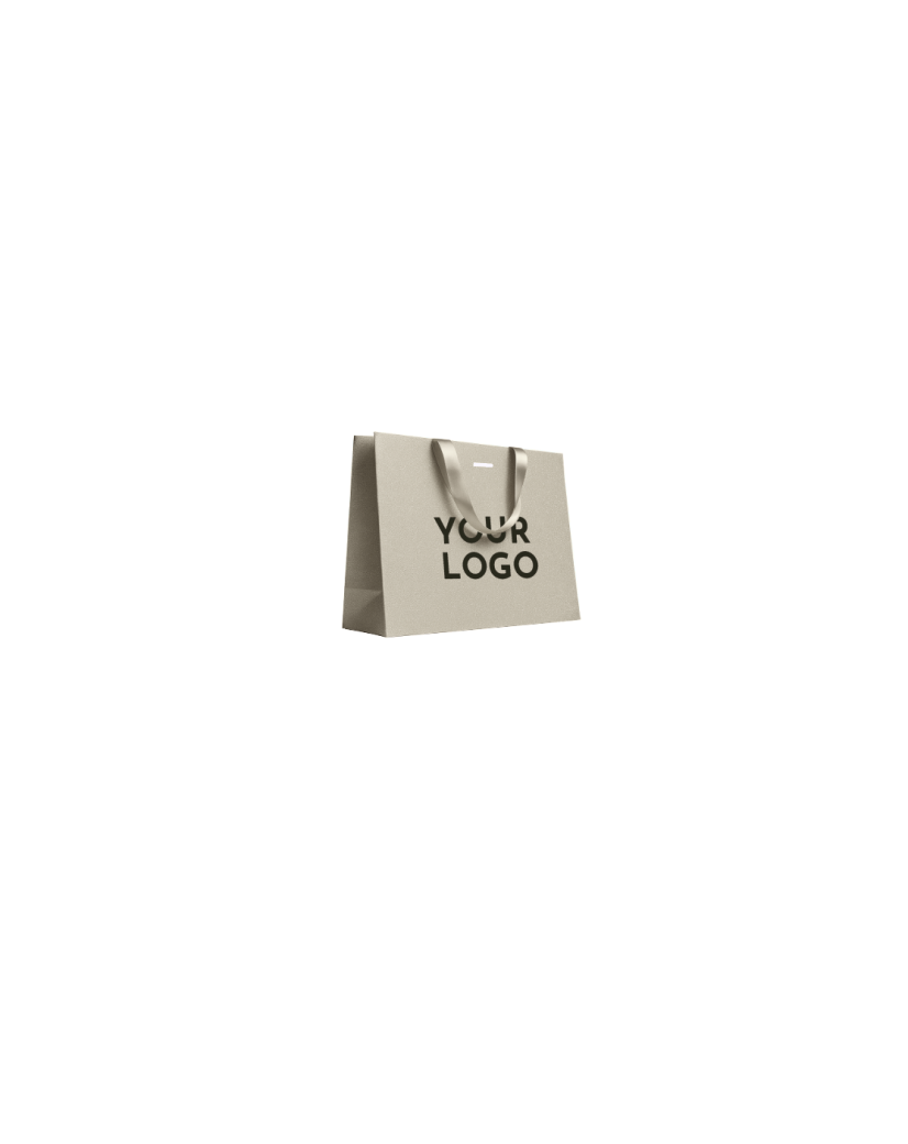 Sac papier Luxe Gold pailleté - S (25x10x20cm)