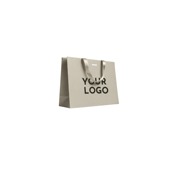 Sac papier Luxe Gold pailleté - M (35x12x25cm)
