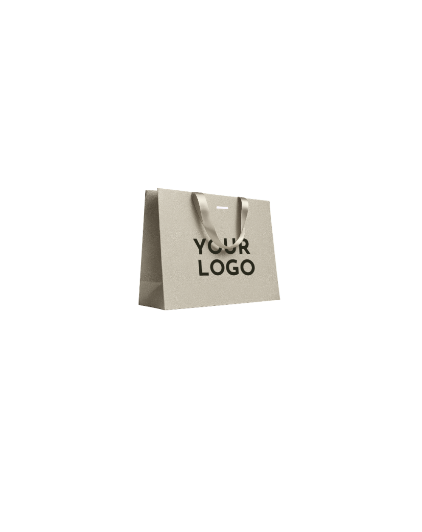 copy of Bolsas de papel de lujo - Blanco XS - Asas de cinta