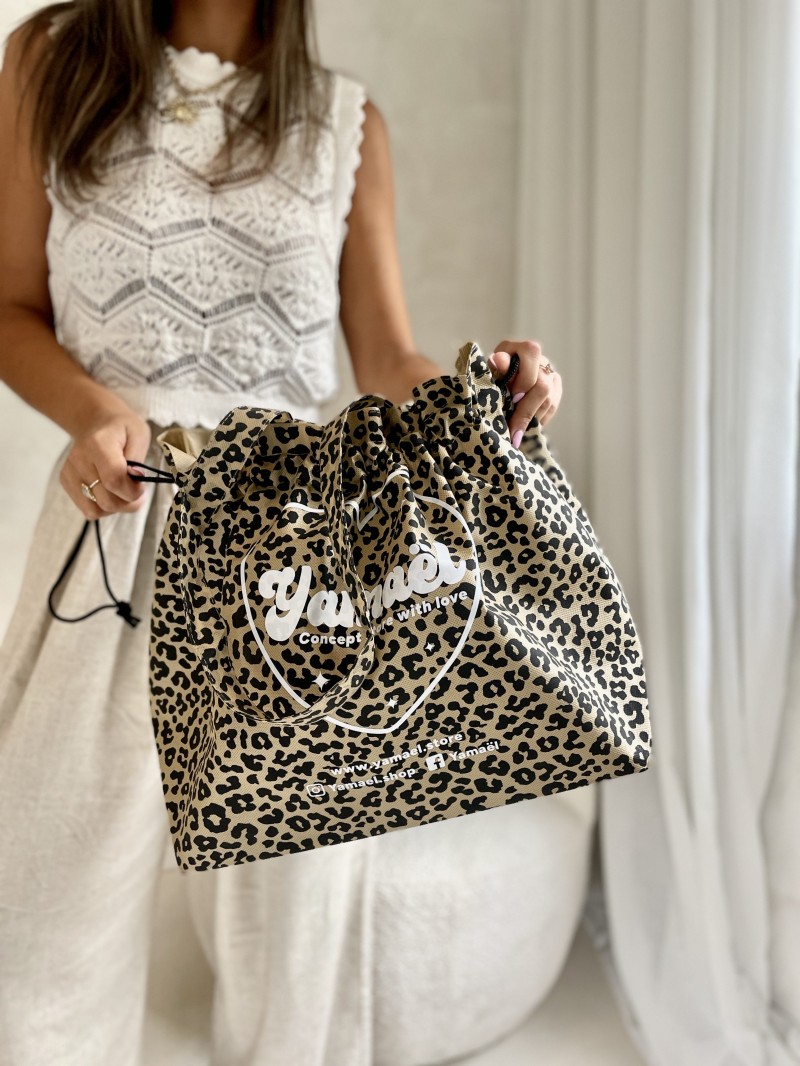 SAC NICE Léopard - L (58x24x35cm)