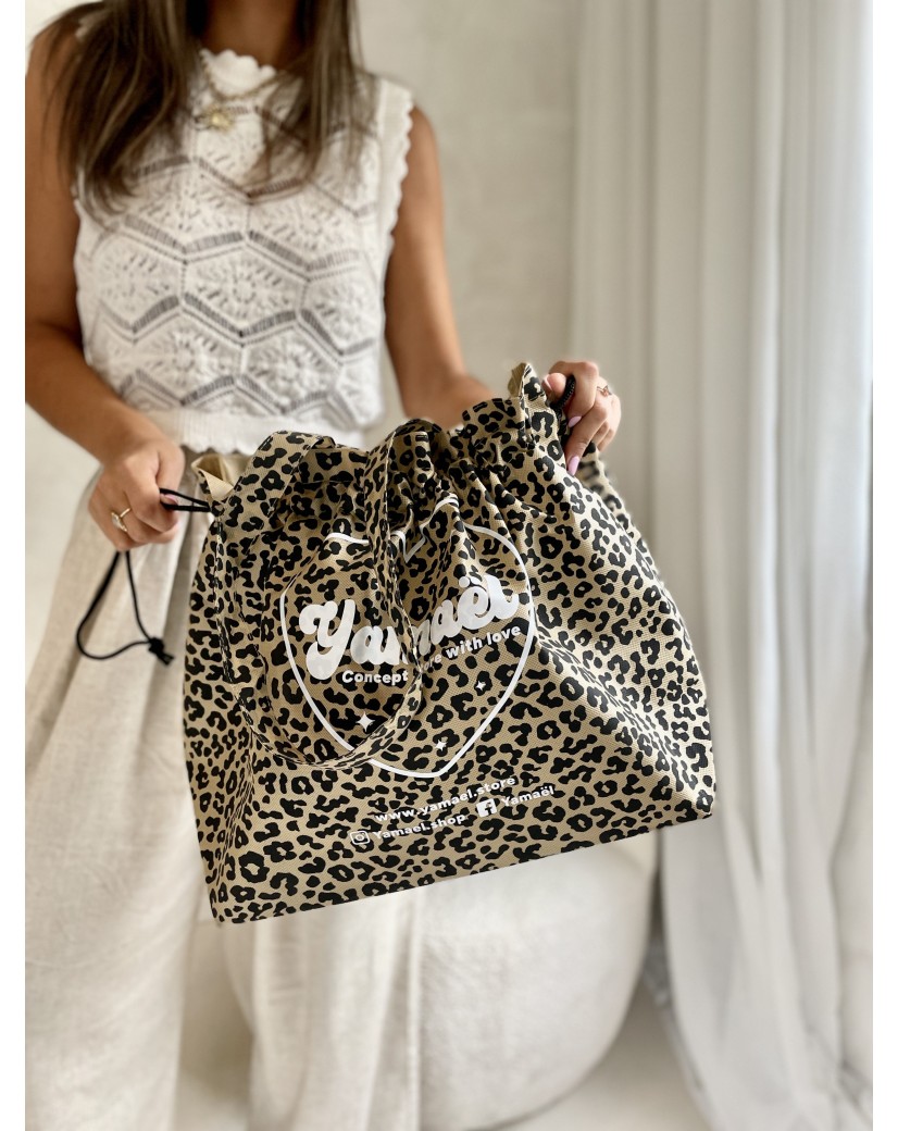 SAC NICE Léopard - L (58x24x35cm)