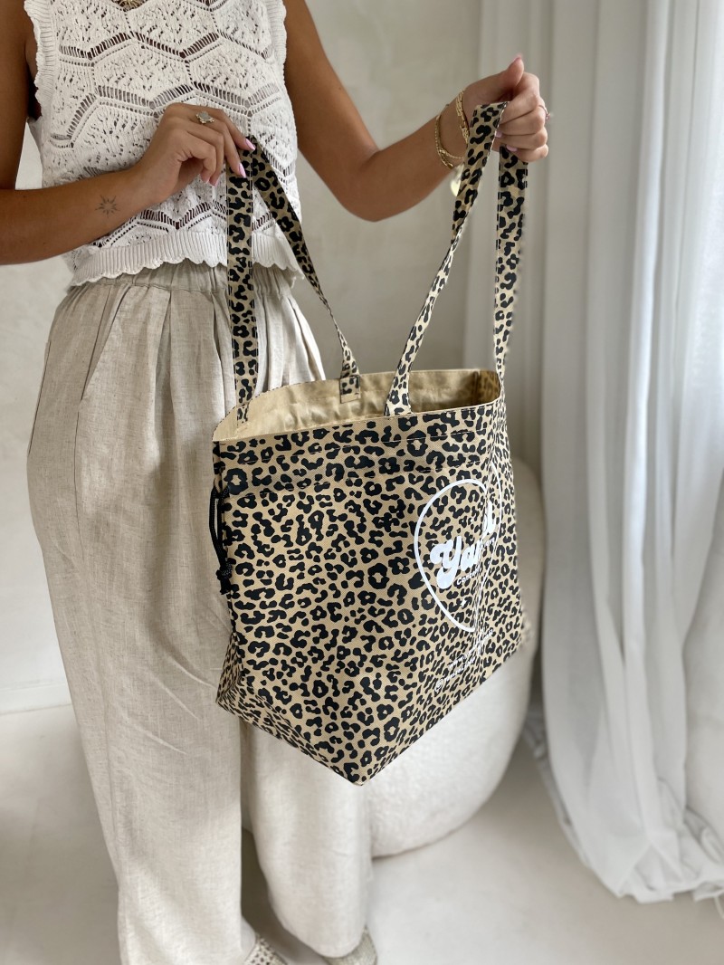 SAC NICE Léopard - L (58x24x35cm)