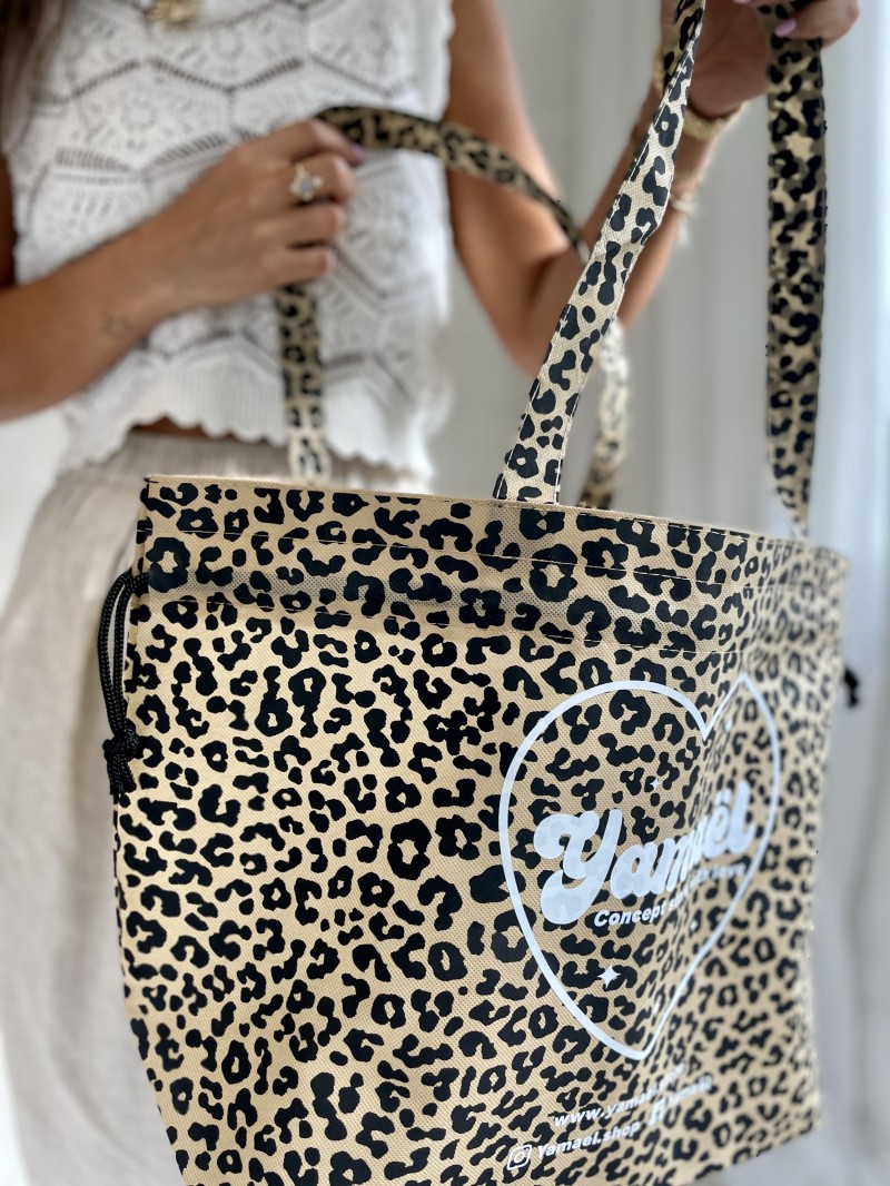 SAC NICE Léopard - L (58x24x35cm)